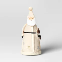 22.5" Fabric Santa Sculpture With Pinecone Wreath - Wondershop™ -Home Decoration Shop GUEST e48f067e b15b 43f7 8eb0 b638f228ab8c