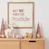 Meet Me Under The Mistletoe Hanging Sign Gold/Cream - Wondershop™ -Home Decoration Shop GUEST eb983752 746f 4198 ae5a b7b47e21ad2f