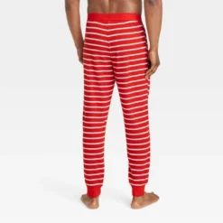 Men's Striped Matching Family Thermal Pajama Pants - Wondershop™ Red