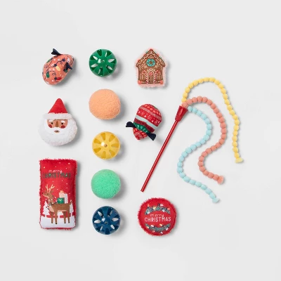 Twelve Days Of Cat Toy Set - 12ct - Wondershop™ 3 Twelve Days Of Cat Toy Set - 12ct - Wondershop™