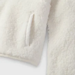 Kids' Faux Shearling Matching Family Half Zip-Up Pullover - Wondershop™ White -Home Decoration Shop GUEST faea50d0 ea16 421d 990d 9494c58a435a