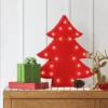 12" Battery Operated Lit Wood Christmas Tree Figurine - Wondershop™ Red -Home Decoration Shop GUEST fd104616 1cd3 4033 aabb 09341ed59aa6