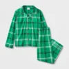 Kids' Plaid Matching Family Pajama Set - Wondershop™ Green -Home Decoration Shop GUEST fd9af0ae ecd5 4cb9 a540 ae396ffdb098