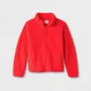 Kids' Faux Shearling Matching Family Half Zip-Up Pullover - Wondershop™ Red -Home Decoration Shop GUEST fdfd06ea 7a9e 4e1f 9571 d282efe4f2d2